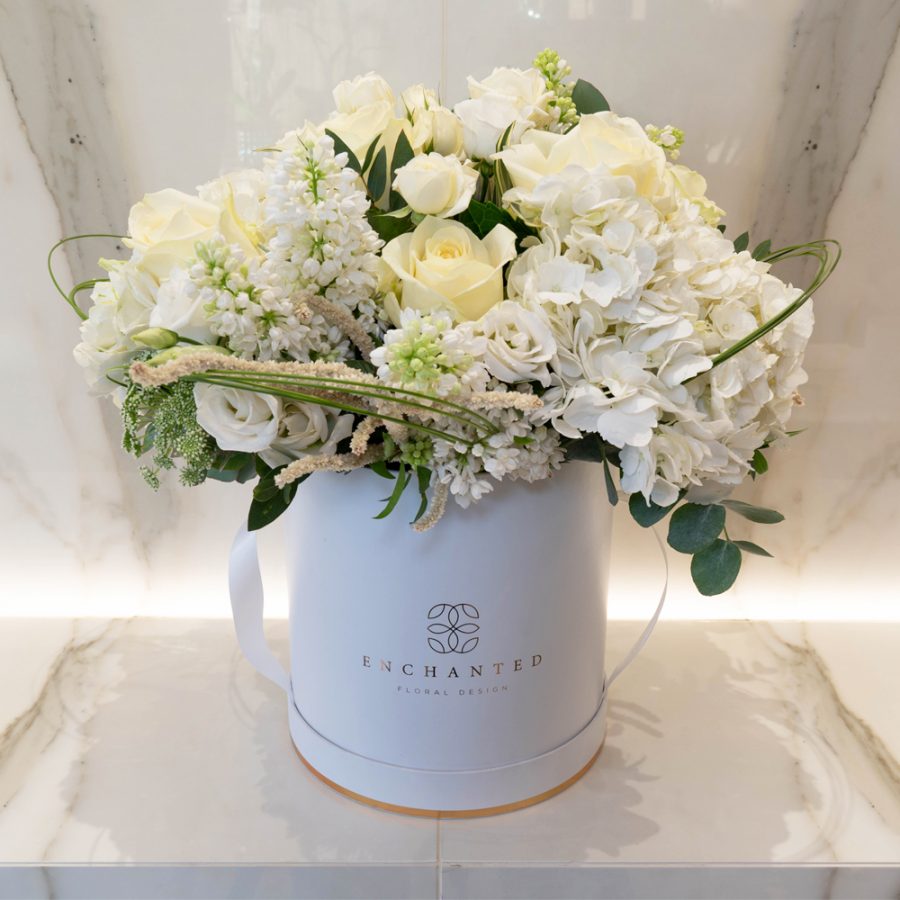 Pure - Hat Box - Enchanted Floral Design