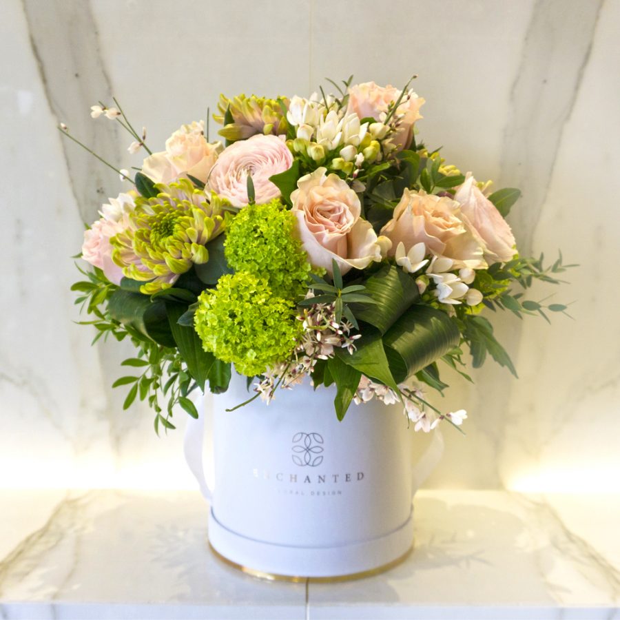 Annabelle - Hat Box - Enchanted Floral Design