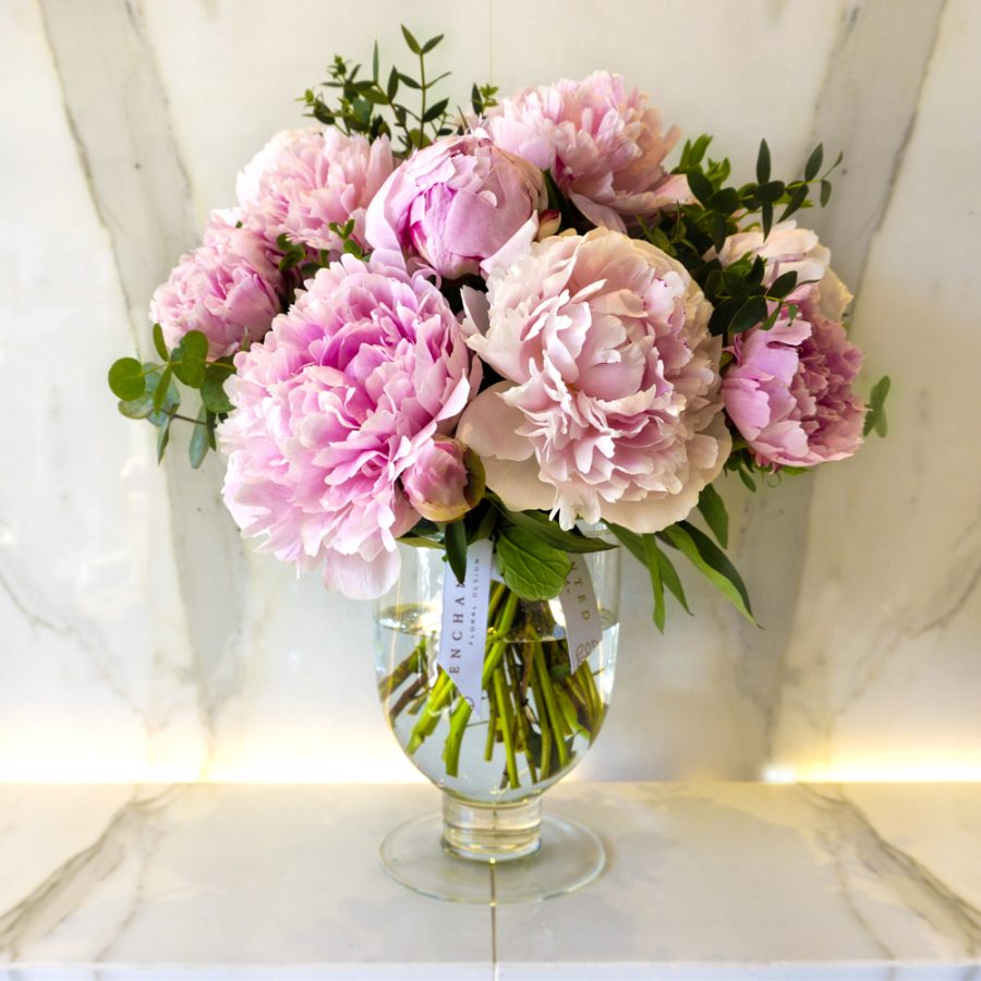 Pink Peony - Vase- Enchanted Floral Design