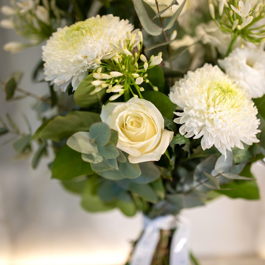 Snow - White - Enchanted - Floral - Design